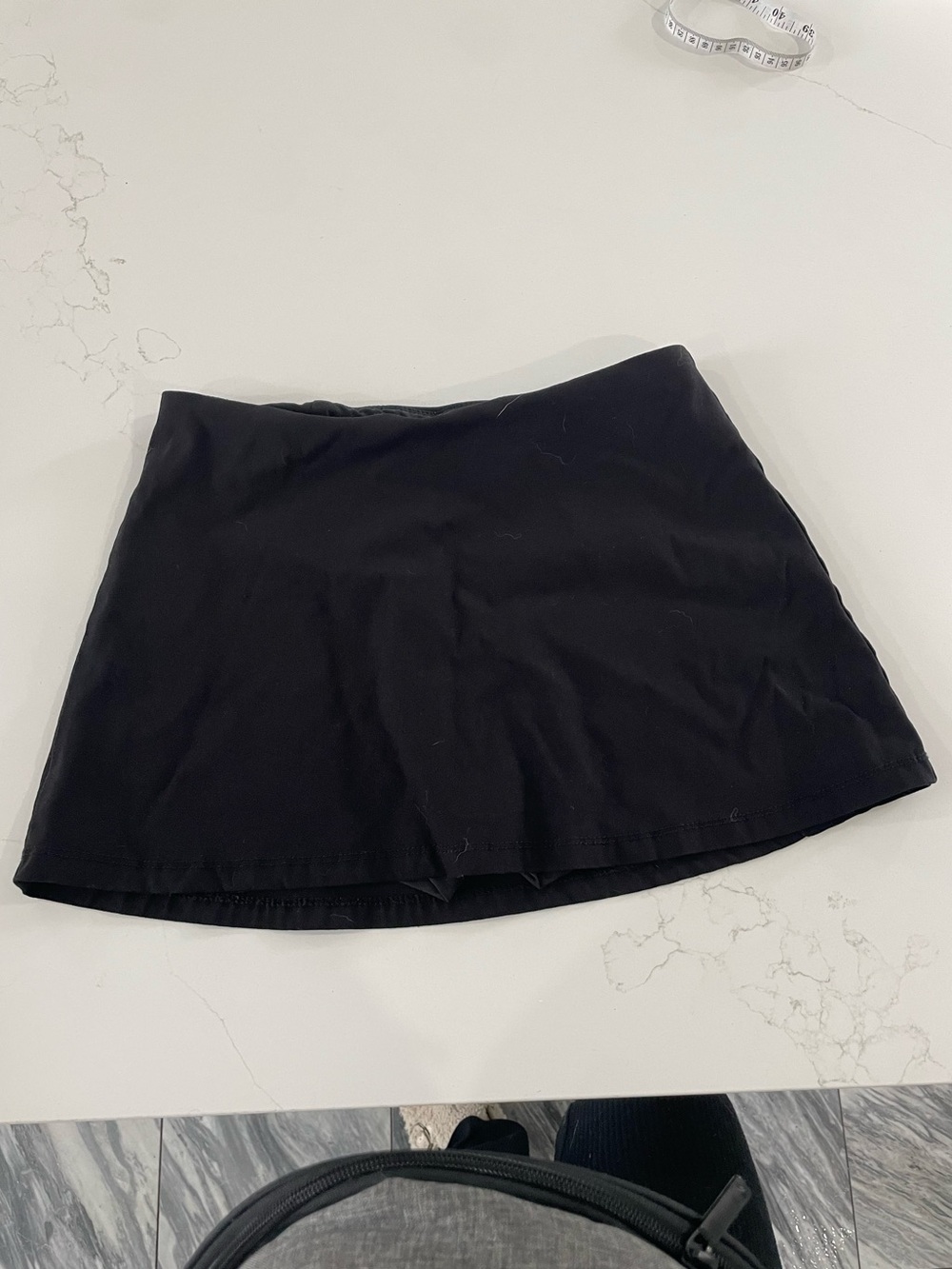 Garage Black Stretch Mini Skirt